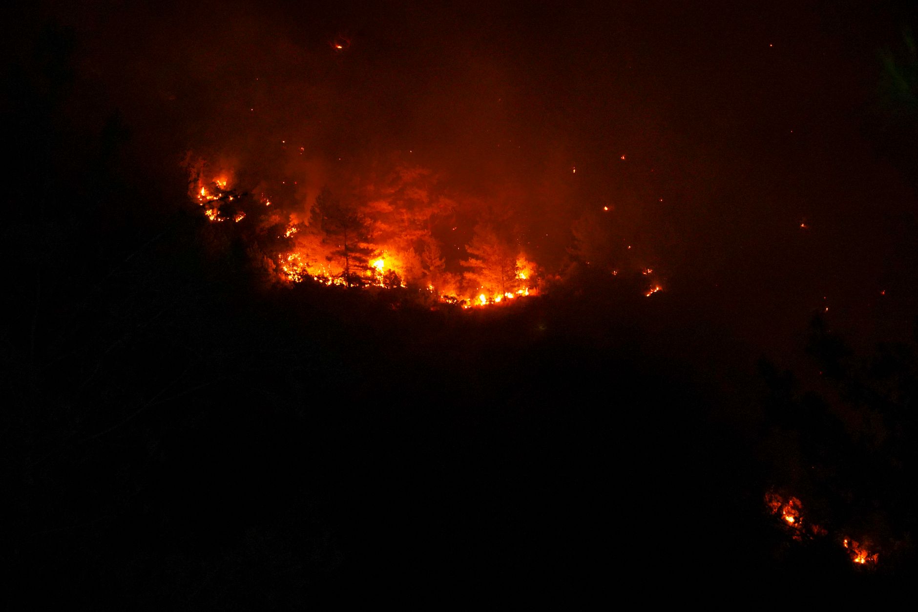 Waldbrand in der Eifel - Evakuierung in Gemeinde Hürtgenwald