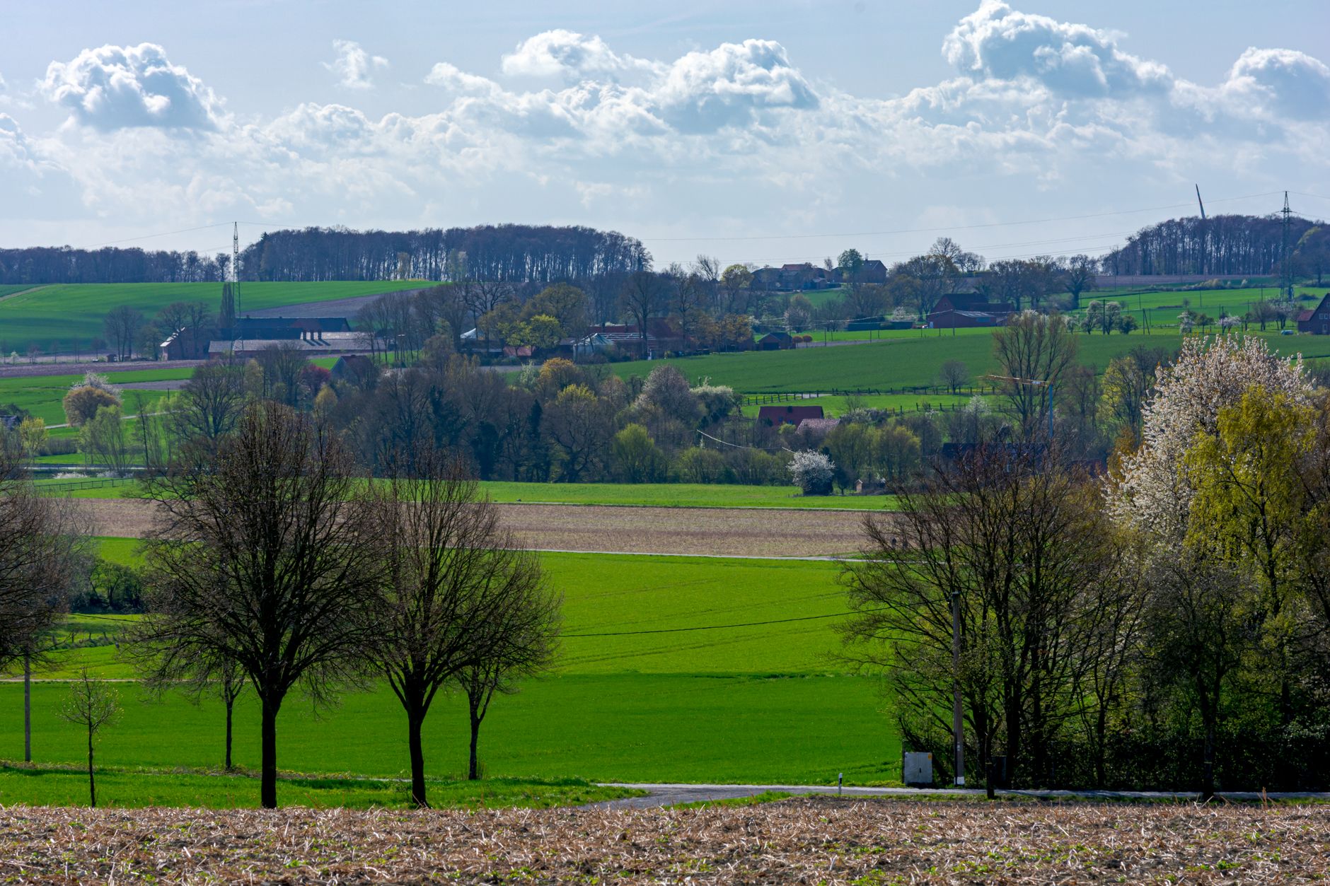 Großeinsatz am Umspannwerk in Bergheim in Nordrhein-Westfalen